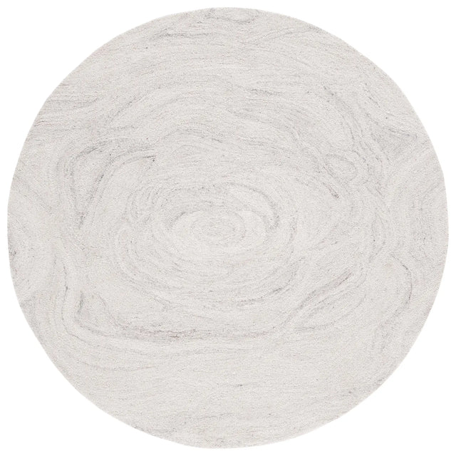 Safavieh Abstract 6'-0" x 6'-0" Rug in Light Grey / Beige