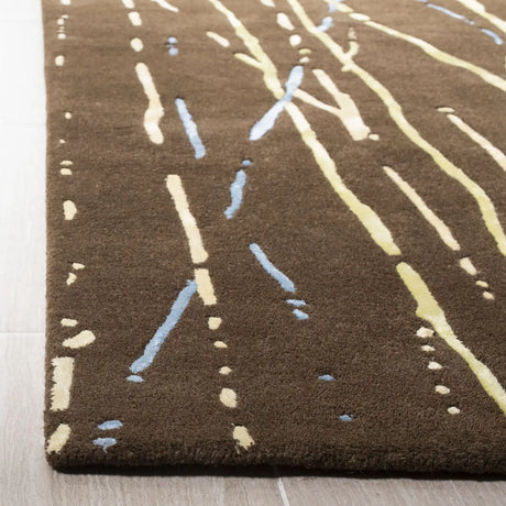 Safavieh Soho 3'-6" x 5'-6" Rug in Brown / Yellow