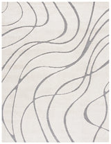 Safavieh Florida Shag 9'-6" x 13'-0" Rug in Cream / Grey
