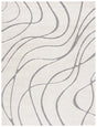 Safavieh Florida Shag 9'-6" x 13'-0" Rug in Cream / Grey