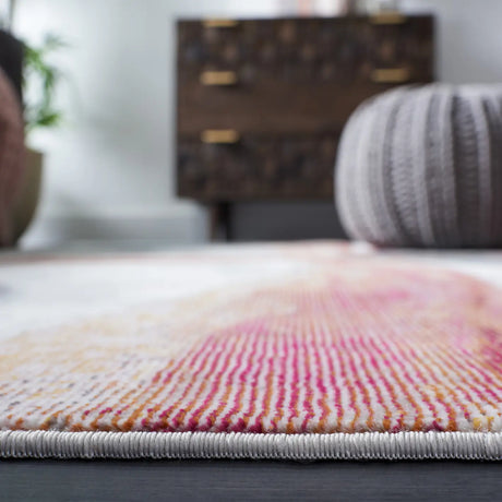 Safavieh Aria 4'-0" x 6'-0" Rug in Ivory / Plum