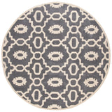 Safavieh Chatham 7'-0" x 7'-0" Rug in Dark Grey / Ivory