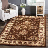 Safavieh Lyndhurst 5'-3" x 7'-6" Rug in Brown / Ivory
