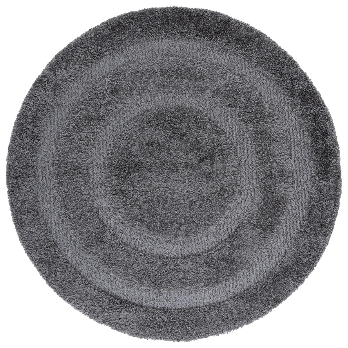 Safavieh Florida Shag 5'-0" x 5'-0" Rug in Grey / Grey