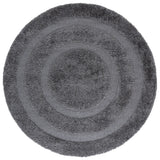 Safavieh Florida Shag 5'-0" x 5'-0" Rug in Grey / Grey