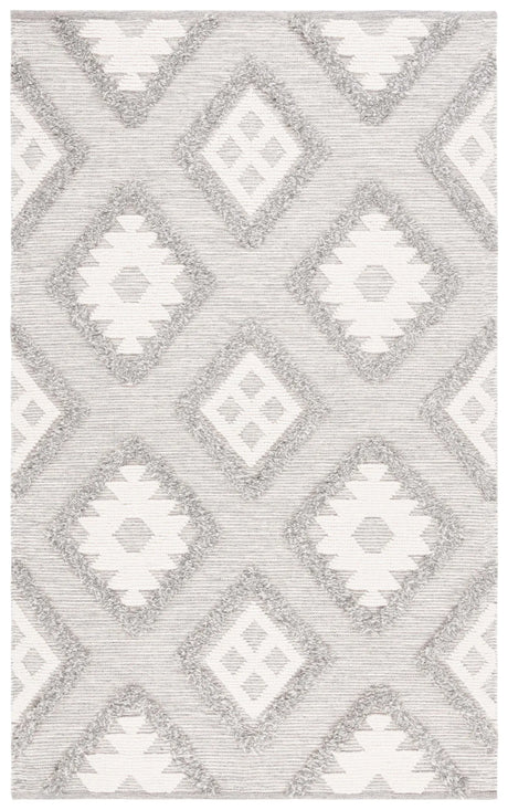 Safavieh Natura 4'-0" x 6'-0" Rug in Grey / Ivory