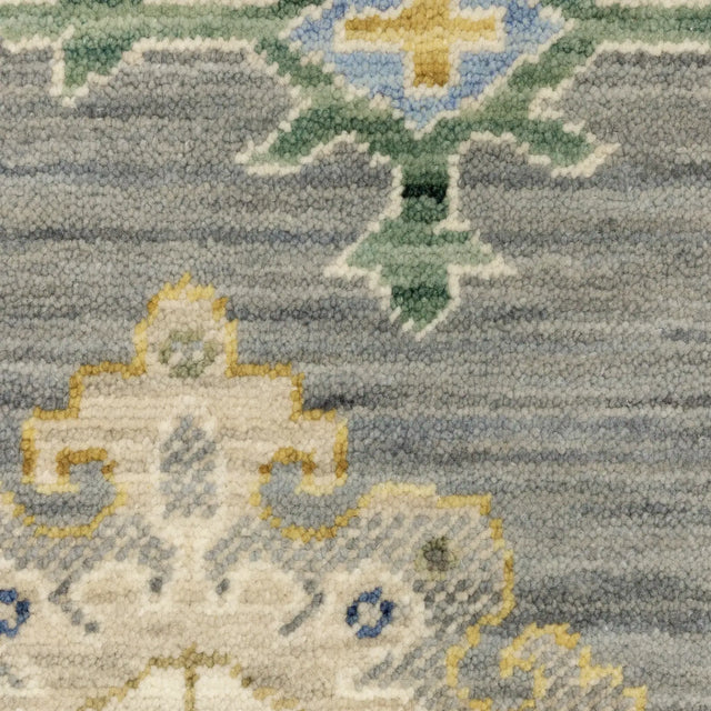 Oriental Weavers Lucca 5507E Grey/ Multi Rug - room scene 2