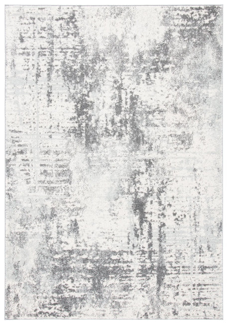 Safavieh Tulum 4'-0" x 6'-0" Rug in Ivory / Charcoal