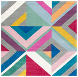 Safavieh Fifth Avenue 7'-0" x 7'-0" Rug in Grey / Multi