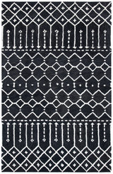 Safavieh Himalaya 4'-0" x 6'-0" Rug in Dark Grey / Ivory