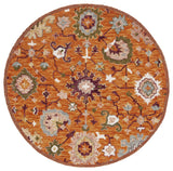 Safavieh Aspen 5'-0" x 5'-0" Rug in Rust / Green