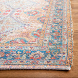 Safavieh Saffron 4'-0" x 6'-0" Rug in Rust / Blue