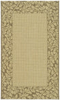 Safavieh Courtyard 2'-0" x 3'-7" Rug in Natural / Brown