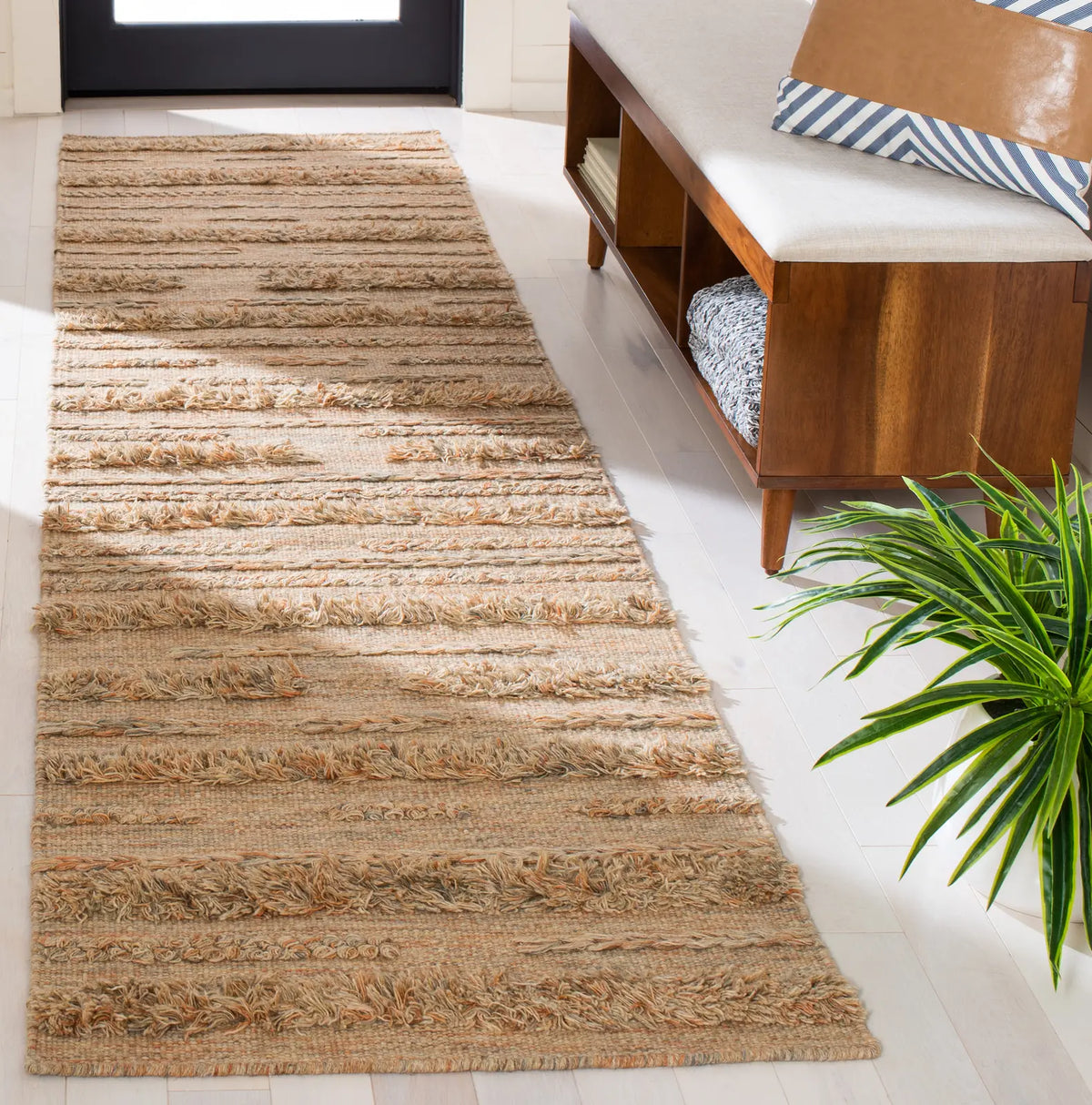 Safavieh Vermont 2'-3" x 9'-0" Rug in Beige / Orange