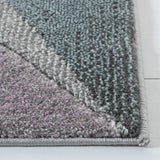 Safavieh Hollywood 4'-0" x 6'-0" Rug in Grey / Light Blue