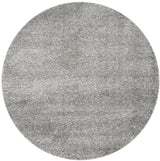 Safavieh Santa Monica Shag 6'-7" x 6'-7" Rug in Silver
