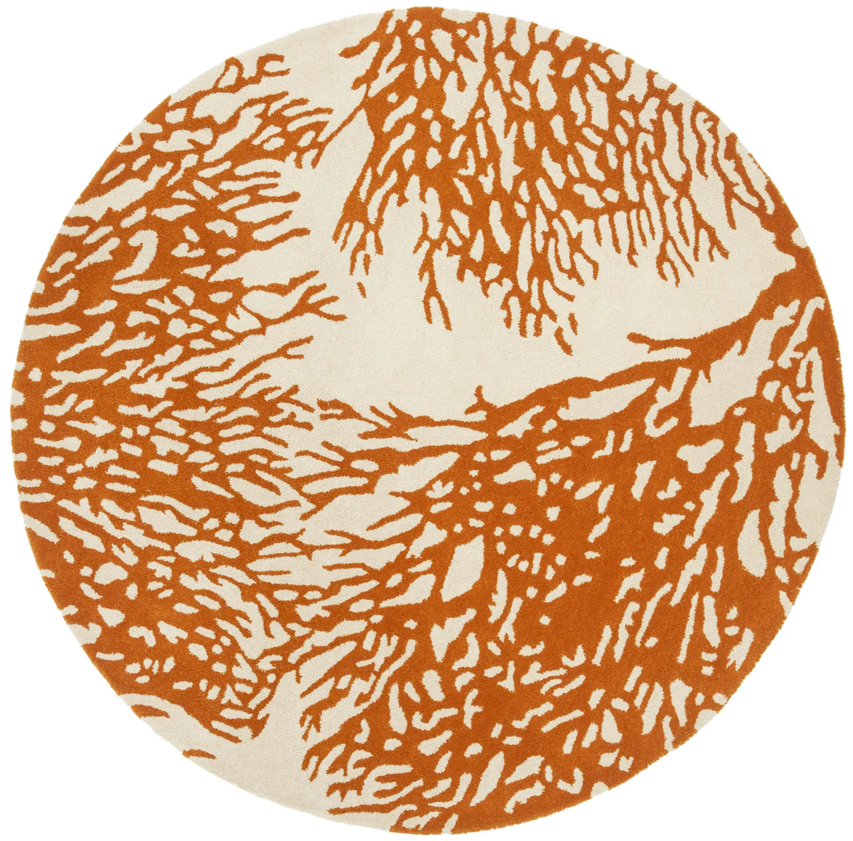 Safavieh Bella 5'-0" x 5'-0" Rug in Beige / Terracotta