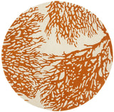 Safavieh Bella 5'-0" x 5'-0" Rug in Beige / Terracotta