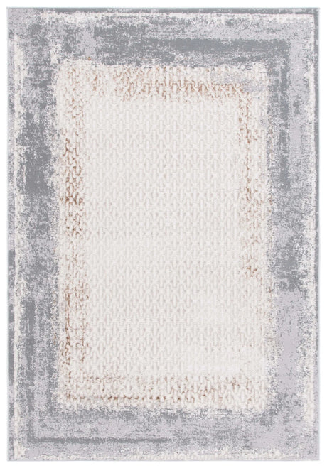 Safavieh Alenia 100 4'-0" x 6'-0" Rug in Ivory / Grey