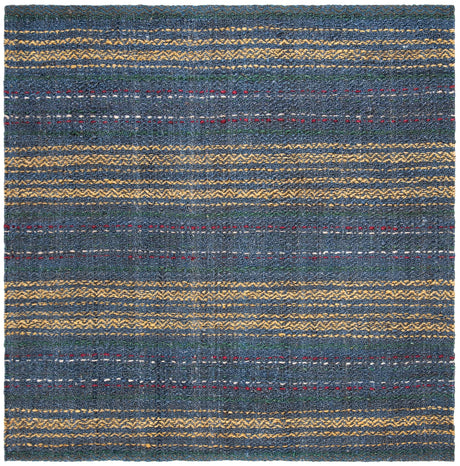 Safavieh Natural Fiber 6'-0" x 6'-0" Rug in Blue / Gold