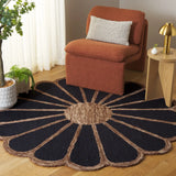 Safavieh Novelty 6'-0" x 6'-0" Rug in Black / Brown