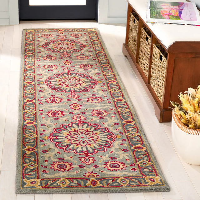Safavieh Heritage 2'-3" x 8'-0" Rug in Grey / Charcoal