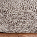 Safavieh Textual 6'-0" x 6'-0" Rug in Brown