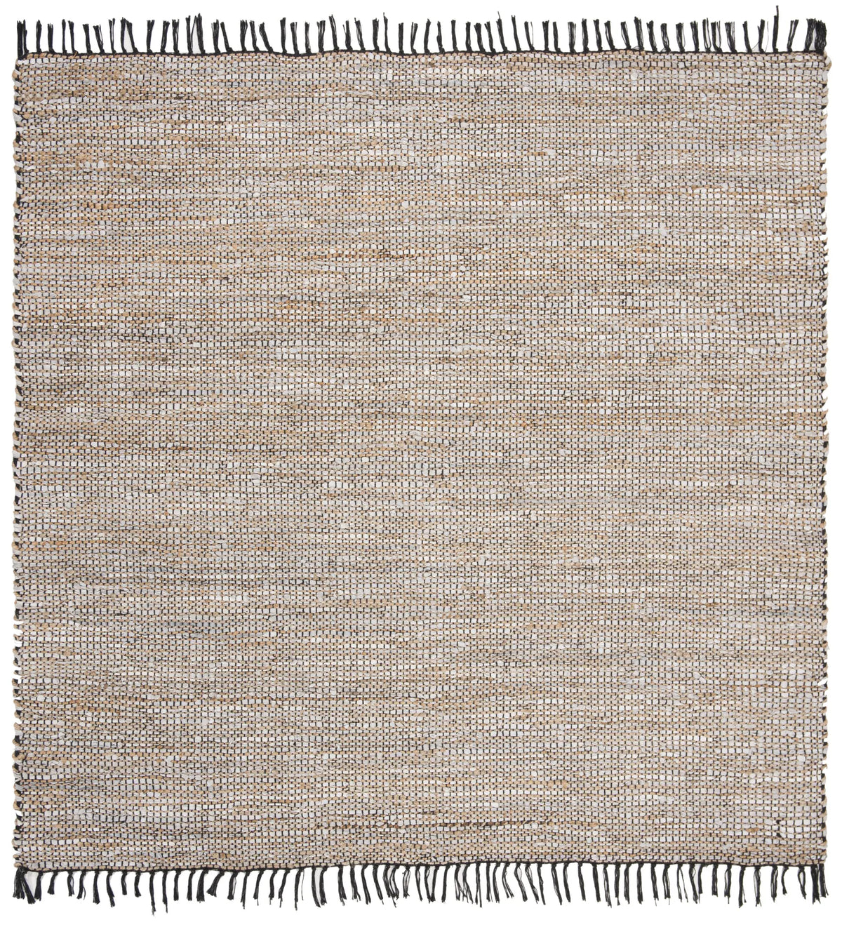 Safavieh Vintage Leather 6'-0" x 6'-0" Rug in Silver
