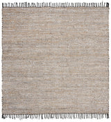 Safavieh Vintage Leather 6'-0" x 6'-0" Rug in Silver