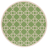 Safavieh Courtyard 6'-7" x 6'-7" Rug in Green / Beige