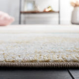 Safavieh Phoenix 500 4'-5" x 6'-5" Rug in Rust Blue / Ivory