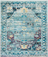 Safavieh Crystal 10'-0" x 14'-0" Rug in Teal / Purple