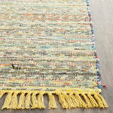 Safavieh Rag Rug 2'-3" x 10'-0" Rug in Yellow / Multi