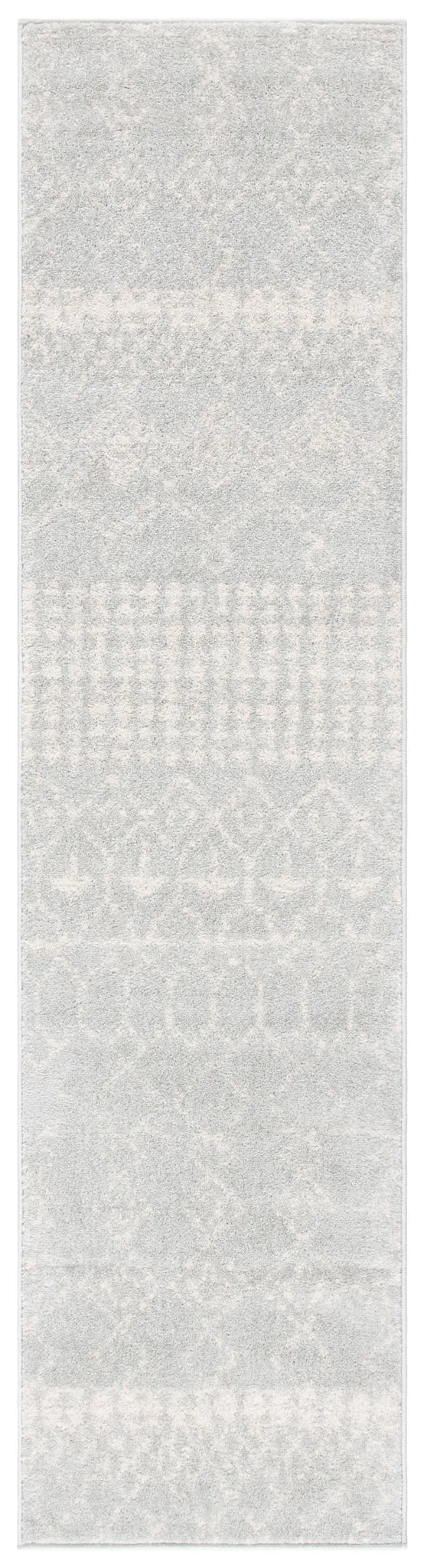 Safavieh Tulum 2'-0" x 11'-0" Rug in Light Grey / Ivory