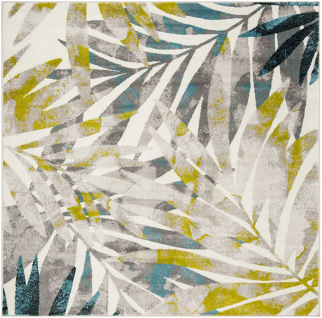 Safavieh Skyler 6'-7" x 6'-7" Rug in Grey / Green