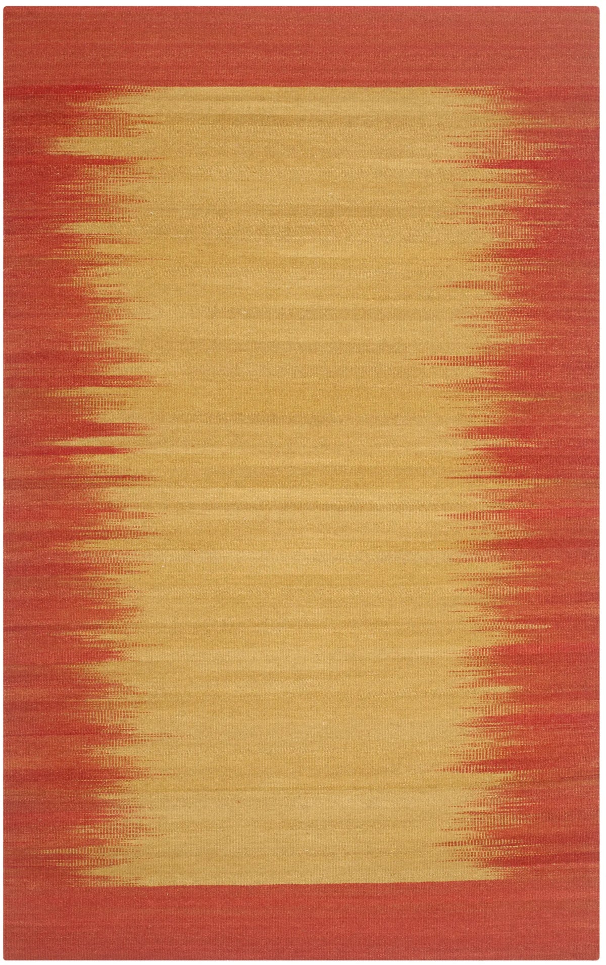 Safavieh Kilim 4'-0" x 6'-0" Rug in Rust