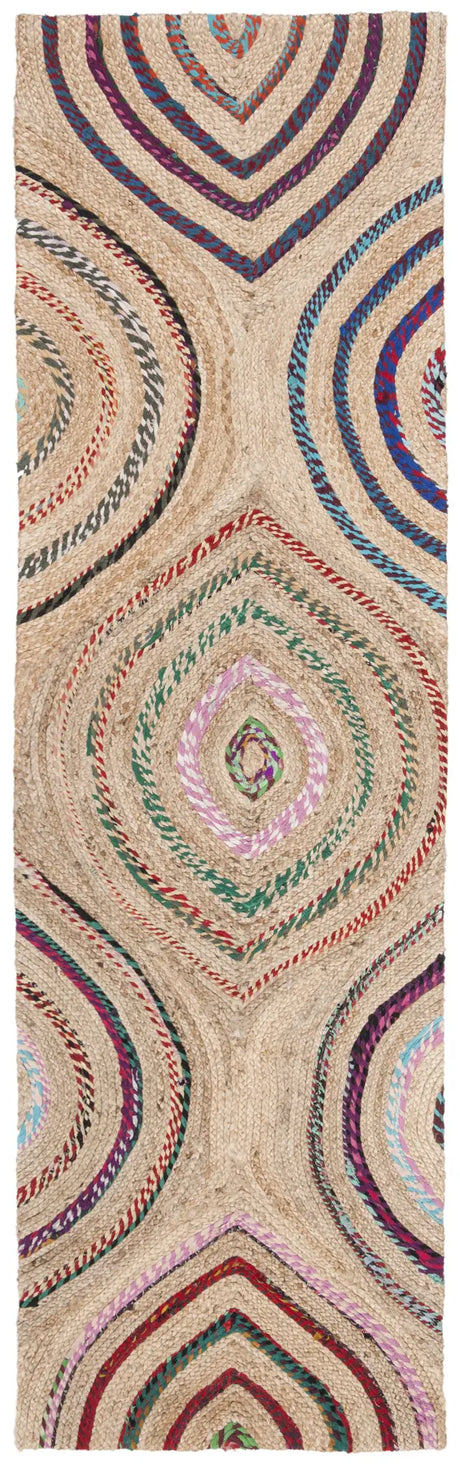 Safavieh Cape Cod 2'-3" x 8'-0" Rug in Natural / Multi