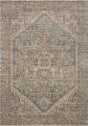 Loloi Priscilla PRL-04 Blue / Bark Rug - main flat