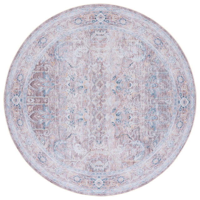 Safavieh Tucson 6'-0" x 6'-0" Rug in Rust / Beige