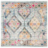 Safavieh Madison 6'-7" x 6'-7" Rug in Blue / Yellow
