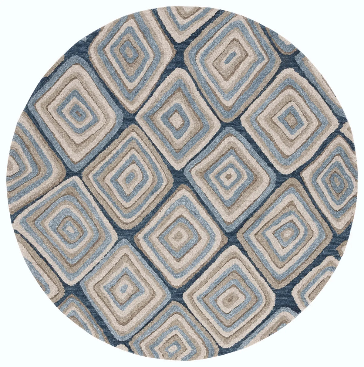 Safavieh Aspen 6'-0" x 6'-0" Rug in Blue / Beige
