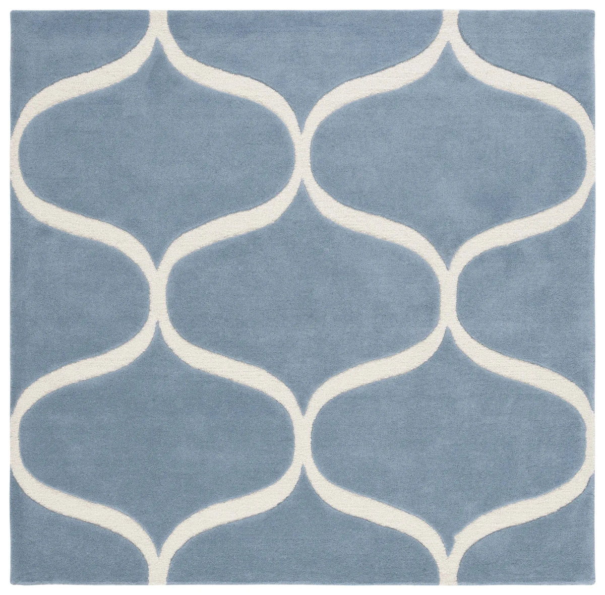 Safavieh Cambridge 6'-0" x 6'-0" Rug in Light Blue / Ivory
