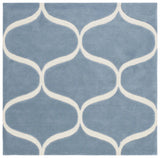Safavieh Cambridge 6'-0" x 6'-0" Rug in Light Blue / Ivory