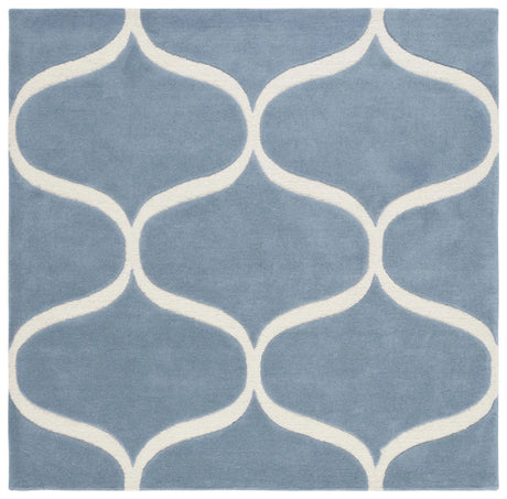 Safavieh Cambridge 6'-0" x 6'-0" Rug in Light Blue / Ivory