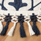 Safavieh Sahara 6'-0" x 6'-0" Rug in Navy / Ivory