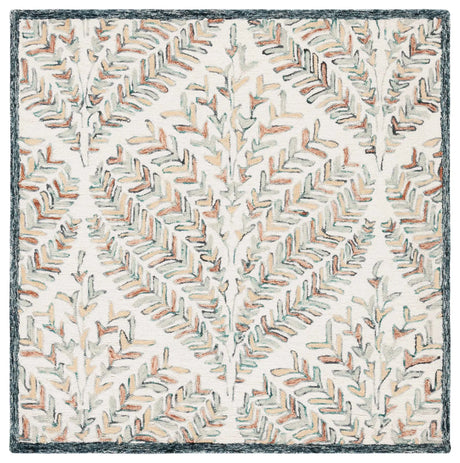 Safavieh Capri 5'-0" x 5'-0" Rug in Ivory / Green