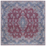 Safavieh Tucson 6'-0" x 6'-0" Rug in Red / Navy