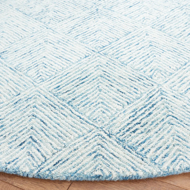 Safavieh Abstract 6'-0" x 6'-0" Rug in Blue / Ivory