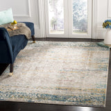 Safavieh Aria 5'-0" x 6'-7" Rug in Cream / Blue