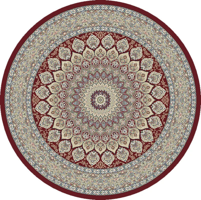 Dynamic Rugs Ancient Garden 57090 Red Rugs - Round